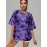 Tie Dye Loose Sports T-shirt - Women's Fashion Crew Neck Short Sleeve Top